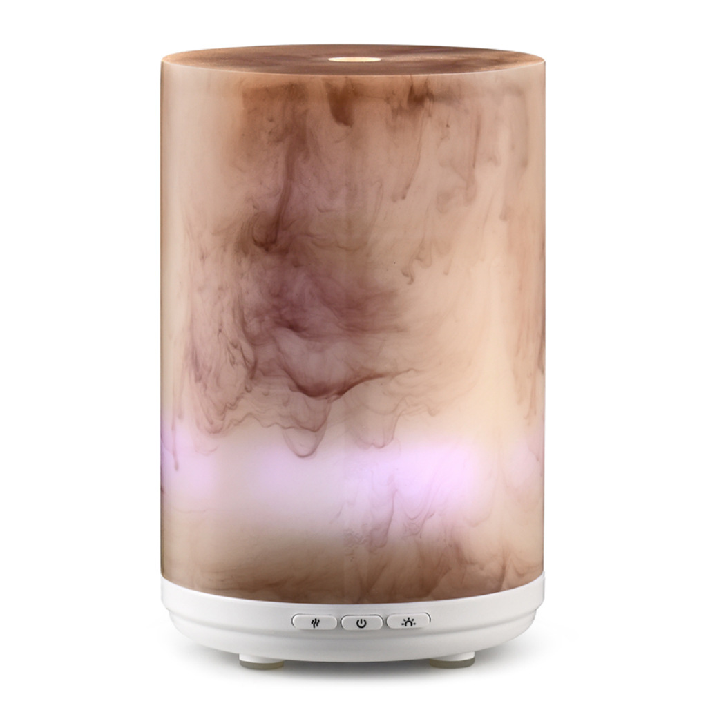 Cross-Border Ultra-Large Fog Spray Humidifier Aromatherapy Machine Colorful Glass Ultrasonic Home Office Small Humidifier