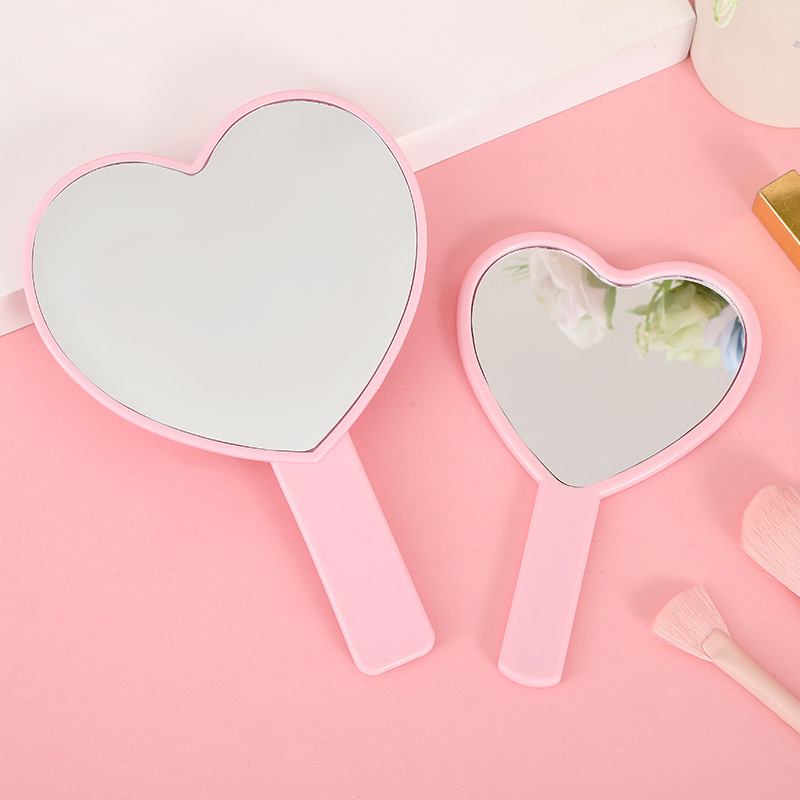 Espejo de Maquillaje de Mano Cuadrado para Regalo de Plástico y Vidrio Personalizable para Salón y Dormitorio