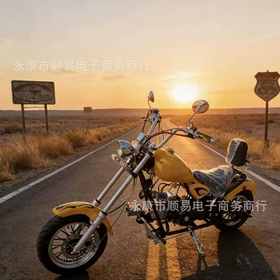Harley Prince Motorcycle 125Cc Adult Scooter Personalized Retro Scooter Women's Street Bike Off-Road Motorcycle (Motosikletlər)