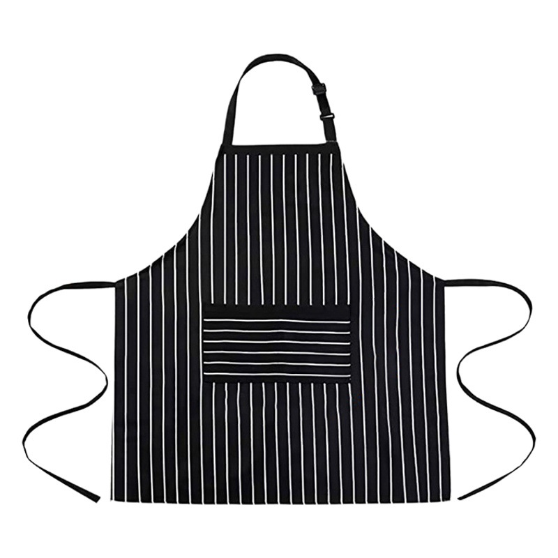 Comercio exterior Halter delantal de algodón de la moda Coreana simple Bolsillo grande Barbero trajes de cocina delantal del hogar al por mayor
