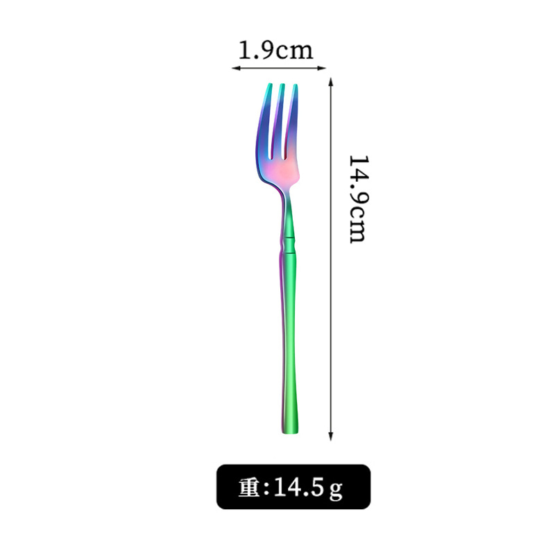 【색상】티 포크*1