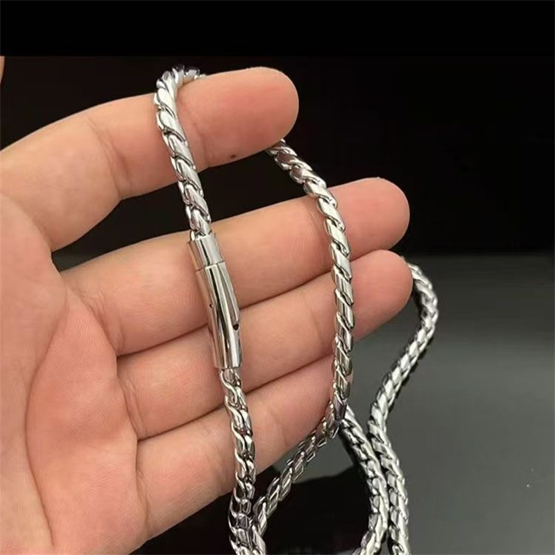 universal necklace hip-hop style stainless steel