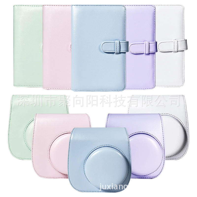 Suitable for Clapper camera instax mini 12/11 camera bag shoulder strap 108 3 inch photo album 2 in 1 Suitable for Clapper camera instax mini 12/11 camera bag shoulder strap 108 3 inch photo album 2 in 1