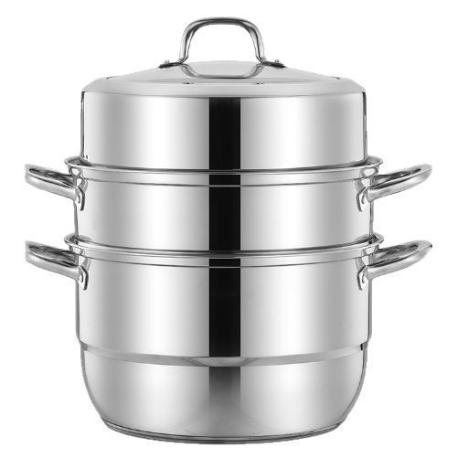304 ステンレス鋼蒸し器三層肥厚大容量家庭用キッチンユニバーサル蒸し器ギフトスープポット製品卸売|undefined