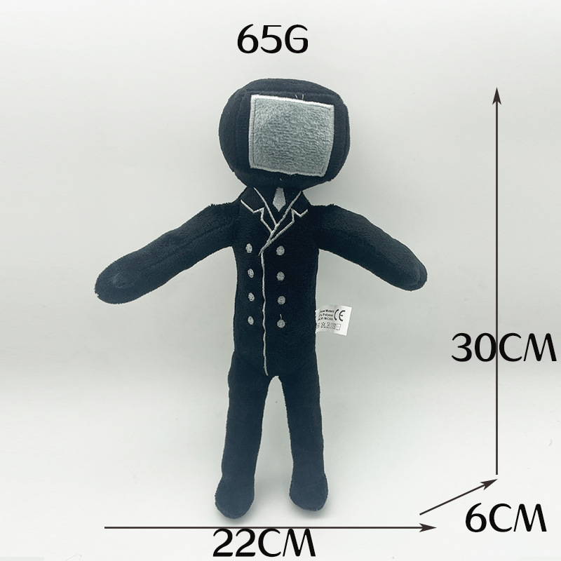 Cross-border Skibidi aseo persona Speakerman jefes Persona de audio relleno muñeca lote. Cabello