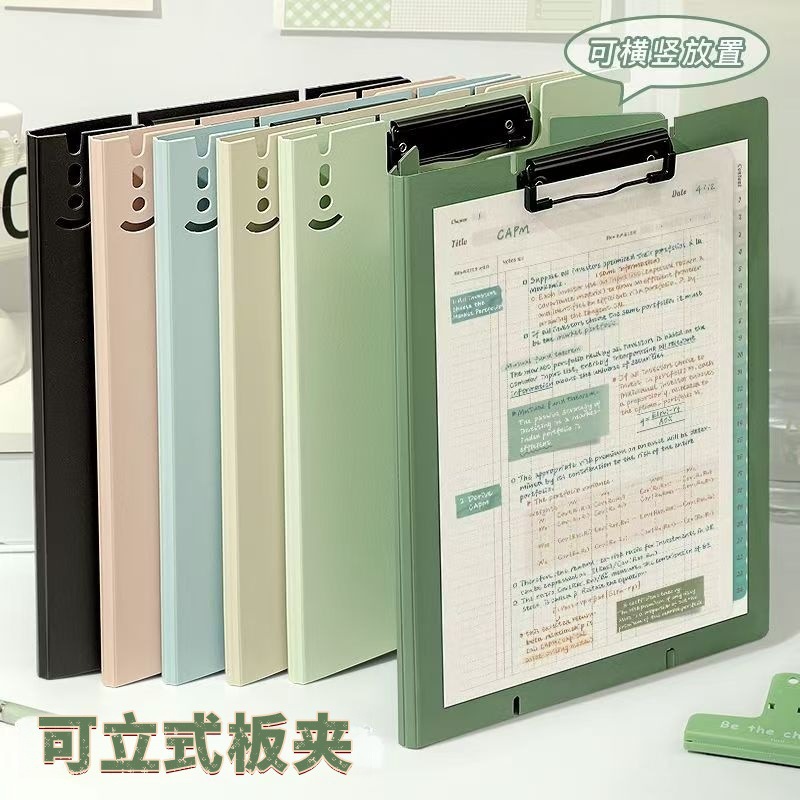 Carpeta de archivo de tablero de espuma A4 de comercio exterior se puede verticalmente secretario de escritura tablero de escritura carpeta de papel de examen de estudiantes de oficina