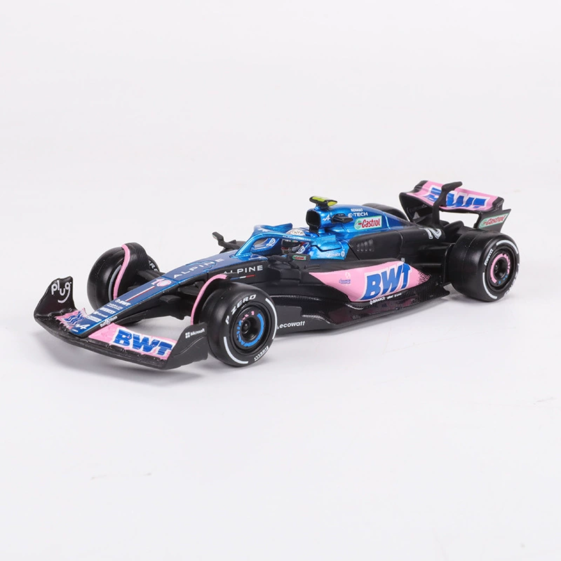 Модель автомобиля Alpai F1 BWT Alpine 1:43, модель гоночного автомобиля, имитационная сборка