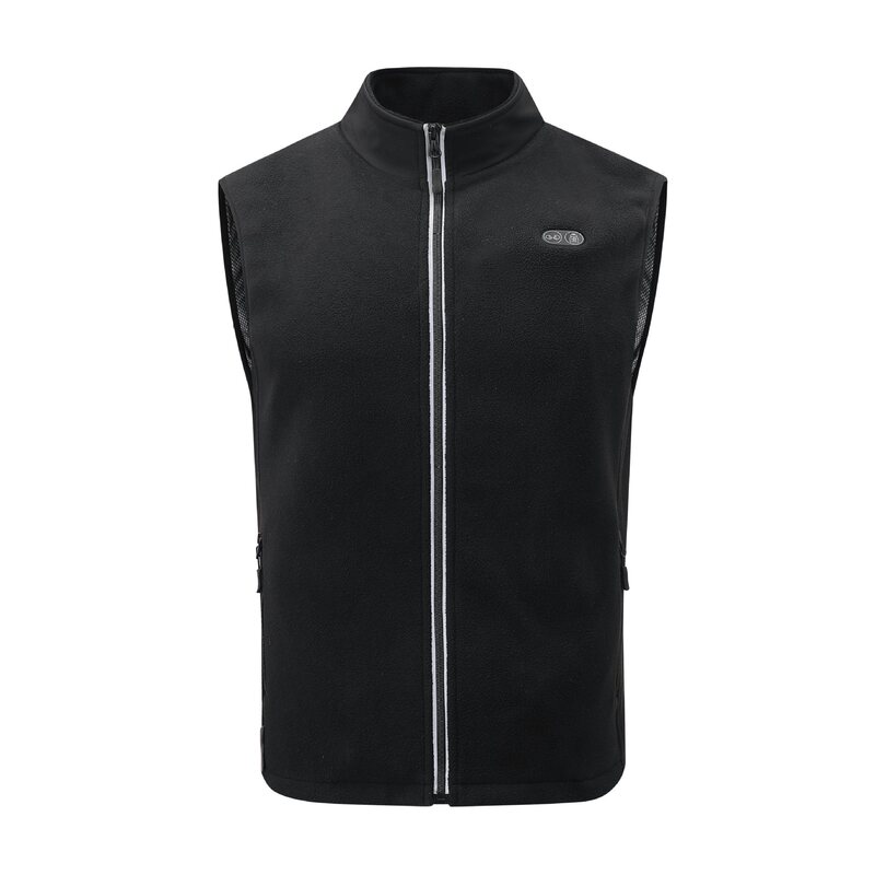 Cross-Border New Thermal Vest Constant Temperature Adjustable Vest USB Stand Collar Men's and Women's Electric Heated Vest Heating Clothes