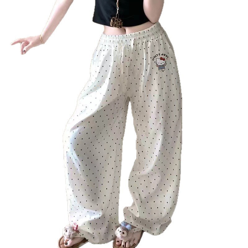 sleeping pants云朵棉睡裤女春夏新款遛弯裤休闲防蚊裤薄款可外穿|undefined