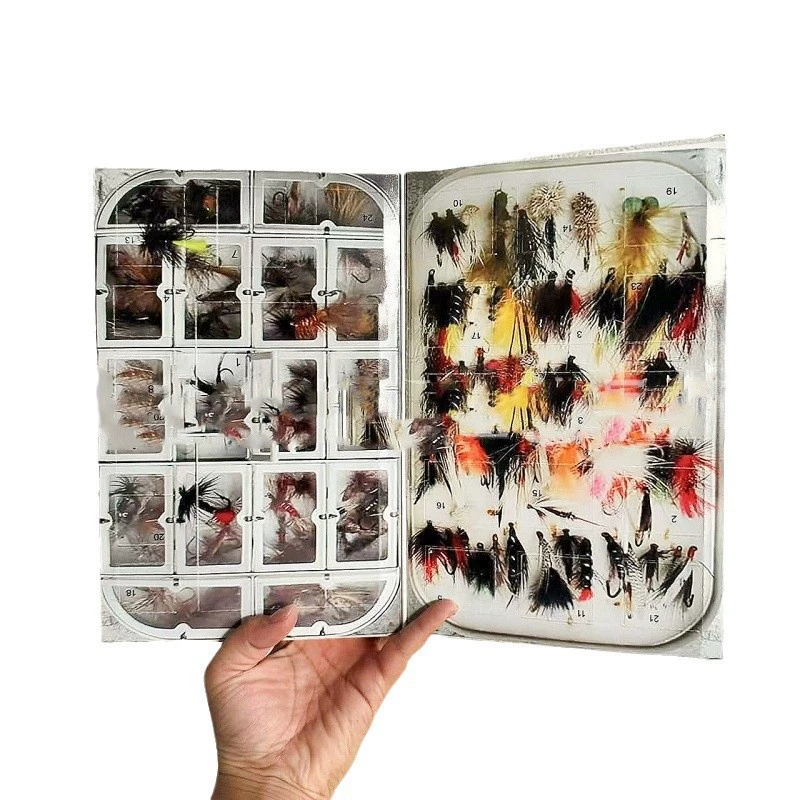 Границы кросс-бордер FLY FISHERMAN's Advent Calendar 20124 Рождественский календарь рыбалки падающий календарь