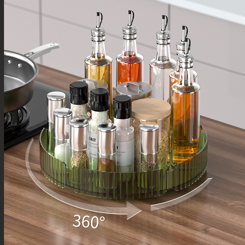 Set the rack rotation tank multi -function counters of kitchen supplies organic bottle tanks to storage artifact