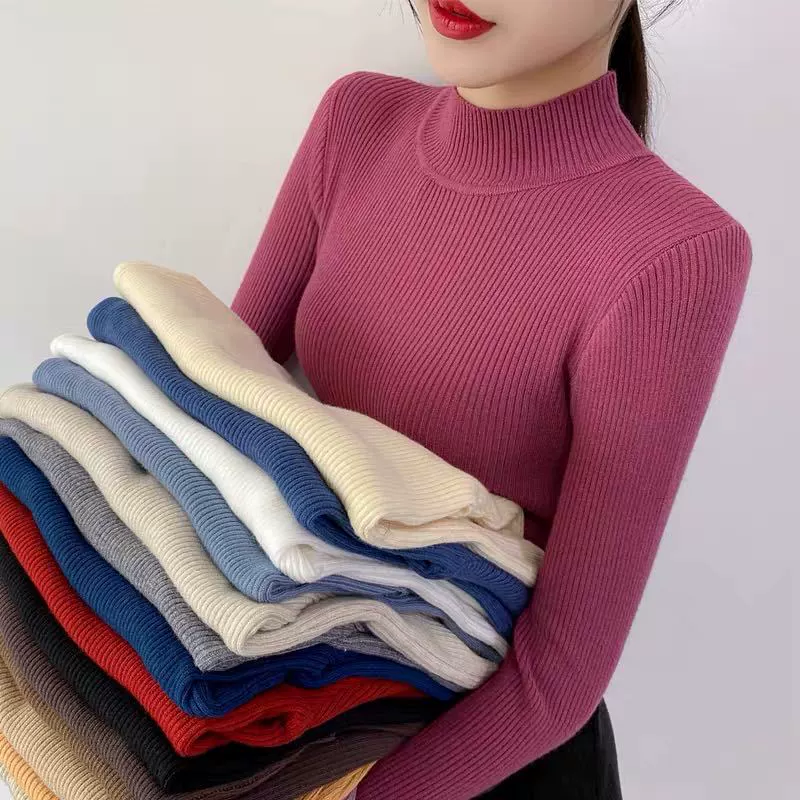 Long-sleeve, sweater, base body-friendly autumn thermal underwear, high collar