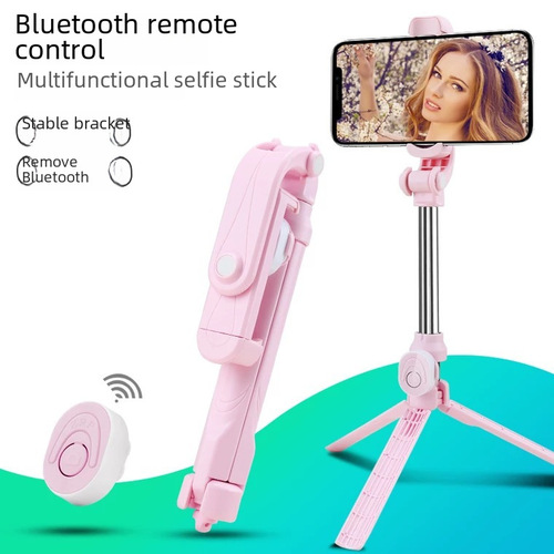 New Tripod Selfie Stick XT10 Selfie Stick for Vertical and Horizontal Shooting, Bluetooth Selfie Stick, Live Streaming Mobile Phone Stand