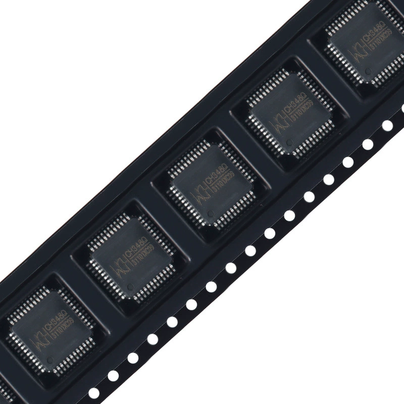 Оригинал подлинный CH348Q LQFP-48 USB к 8 последовательных портам чип