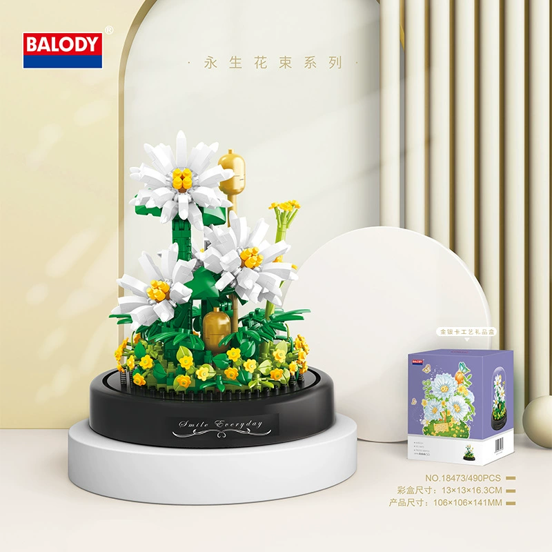 Constructor, toy, music box, sunflower, Birthday gift