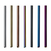 INS wind color metal straw environmental creative food grade 304 stainless steel straw multi -specification can customize logo