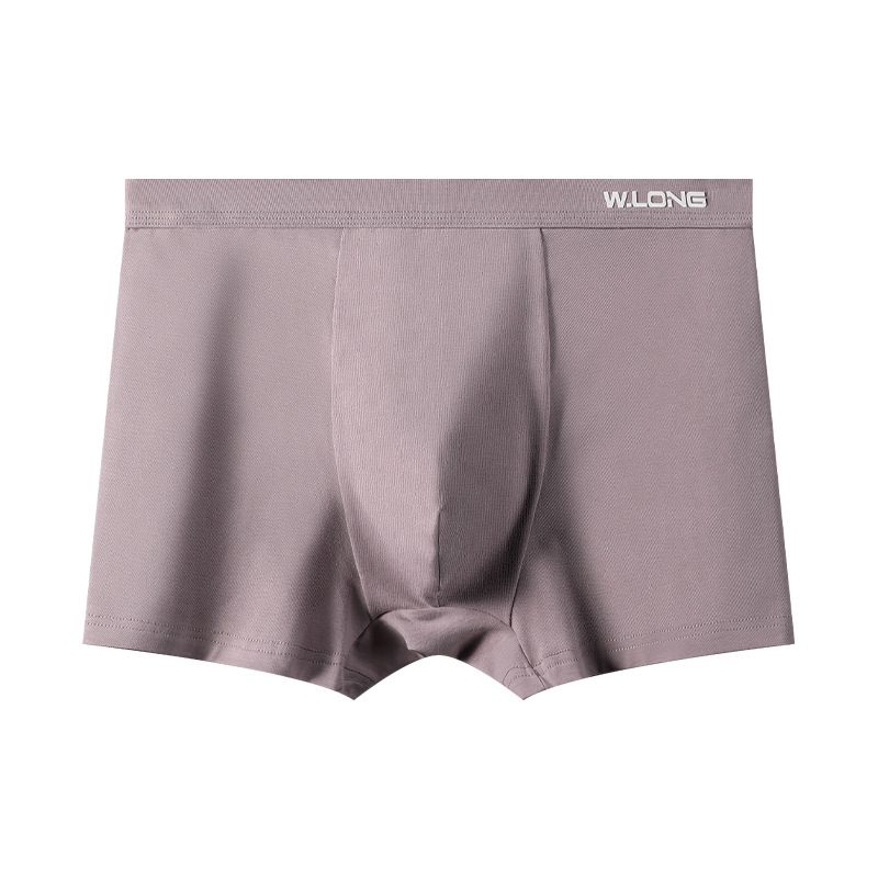 Pantalones interiores de algodón para hombres, verano transpirable 10A antibacteriano, cómodo color sólido, negocios juveniles, pantalones cortos grandes para hombres