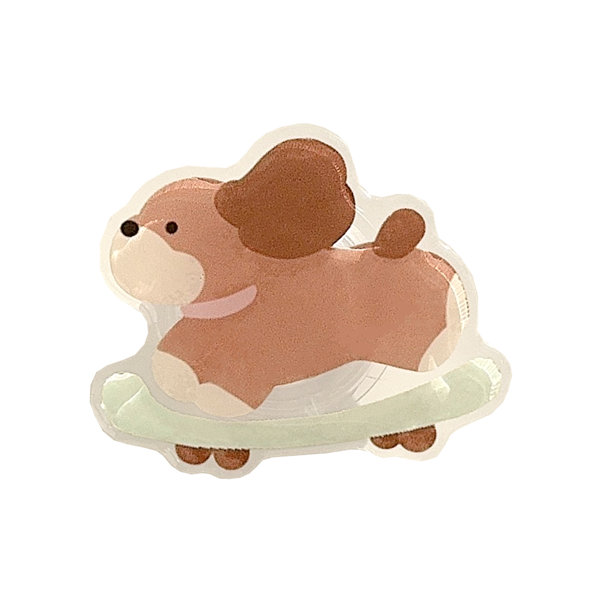 Ins韓風アニメのニャンヌ動物の背中に殻を貼って伸縮します。