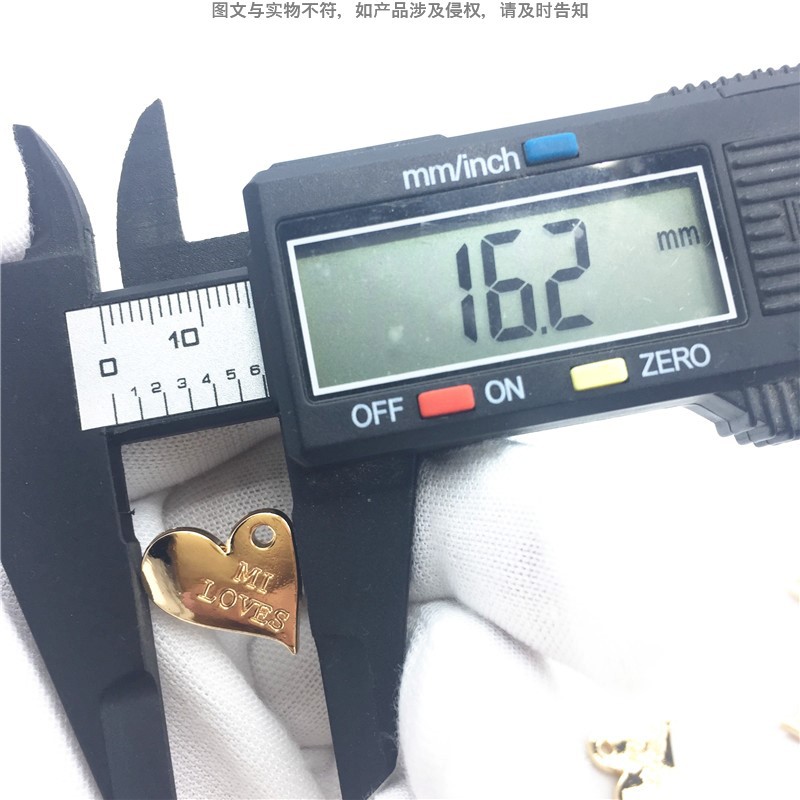 厂家情侣礼品新款玻璃瓶吊牌 love爱心形饰品 小饰品吊坠