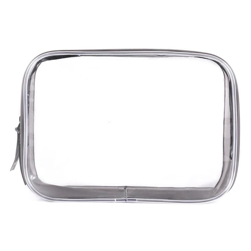 Bolsa de cosméticos de PVC bolsa de almacenamiento impermeable transparente viaje simple bolsa de almacenamiento de gran capacidad bolsa de lavado Conjunto de 4 piezas