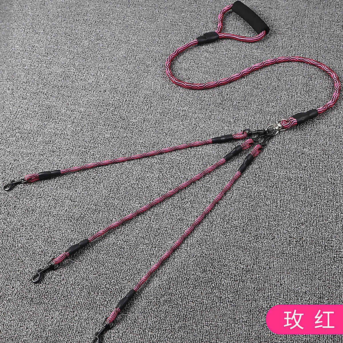 빨간색 세 개의 리드