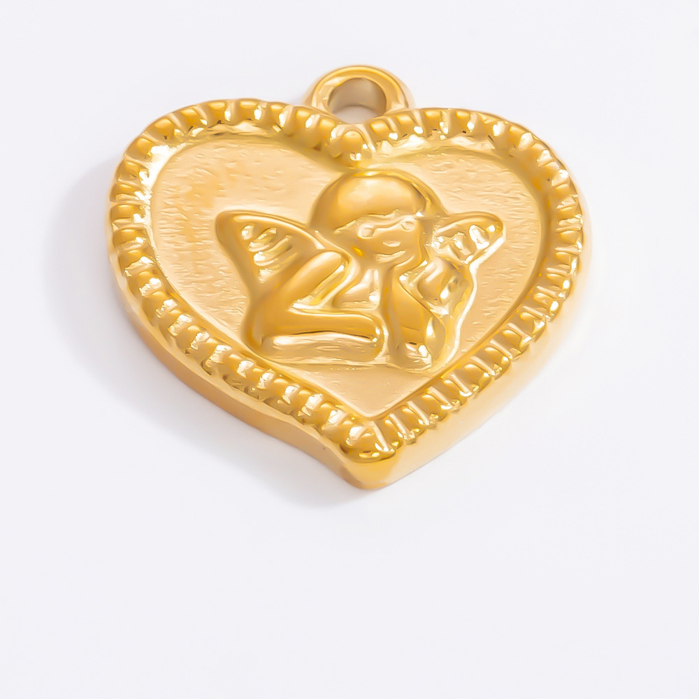 4g Weight 0.03µm-0.05µm Gold Plating Thickness PVD Coated Gold Plating Process Pendant Jewelry Making Type 21*20mm Jewelry Making Size Real Gold Plated Plating Material Zircon Inlay Material 1 Piece Quantity 304 Stainless Steel Material Heart Shape Pattern Retro, Simple Style Style Waterproof Non Tarnish, Plating Craft 1 Piece 21*20mm 304 Stainless Steel Zircon PVD Coated Real Gold Plated Heart Shape Pendant DIY Jewelry Accessories 30