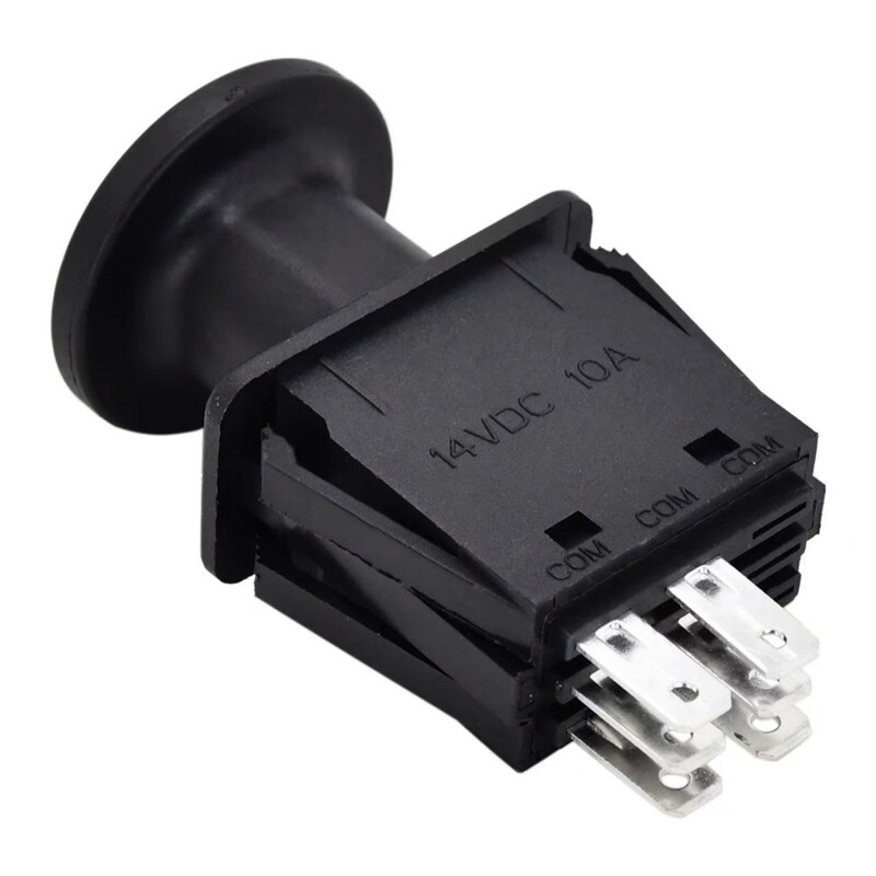Mushroom Head Pto Lawn Mower Switch Industrial Lawn Mower Switch Yellow 5-Pin 6-Pin 7-Pin 8-Pin Red Black