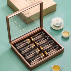 新款高檔太平猴魁茶葉包裝盒8罐裝紅茶綠茶藥材通用伴手禮盒空盒