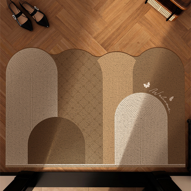 Vintage Eingangsmatte Aus Schlingenware Schmutzabweisend_voghion.com