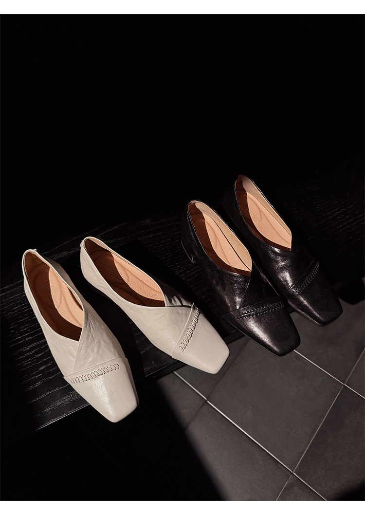 CHIKO Dorcas Square Toe Block Heels Glove Shoes Pumps Shoes