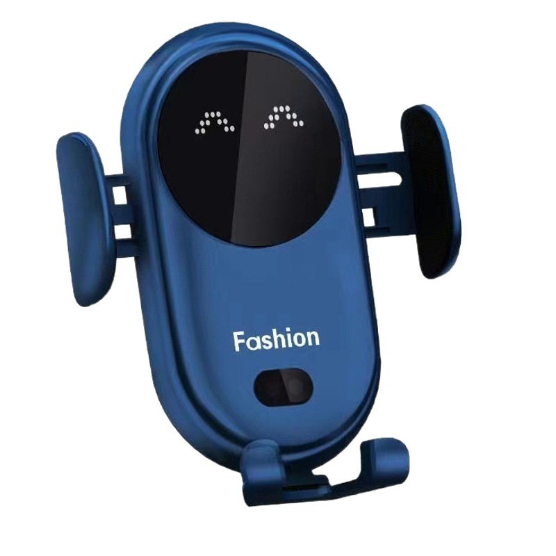 Nuevo S11 inducción infrarroja inteligente coche cargador inalámbrico 10W/15W carga rápida teléfono móvil con efecto de sonido