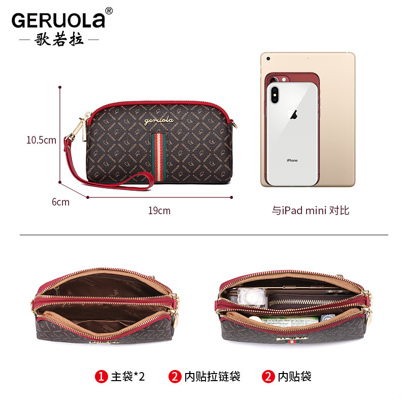 2025 nuevo bolso femenino, bandolera, bolso pequeño de lujo ligero, mini teléfono móvil, bolso atmosférico para mamá, todo fósforo de mediana edad