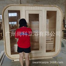厂家直销新款方形家用多功能频谱屋桑拿房汗蒸房干蒸房远红外桑拿