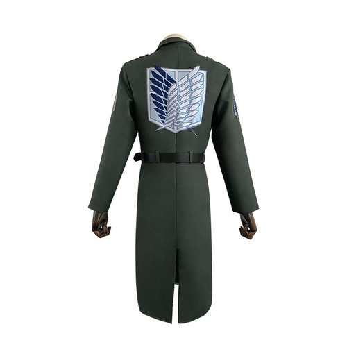 Wings of Liberty Attack on Titan cos suit Survey Corps uniform commander cosplay anime army green windbreaker