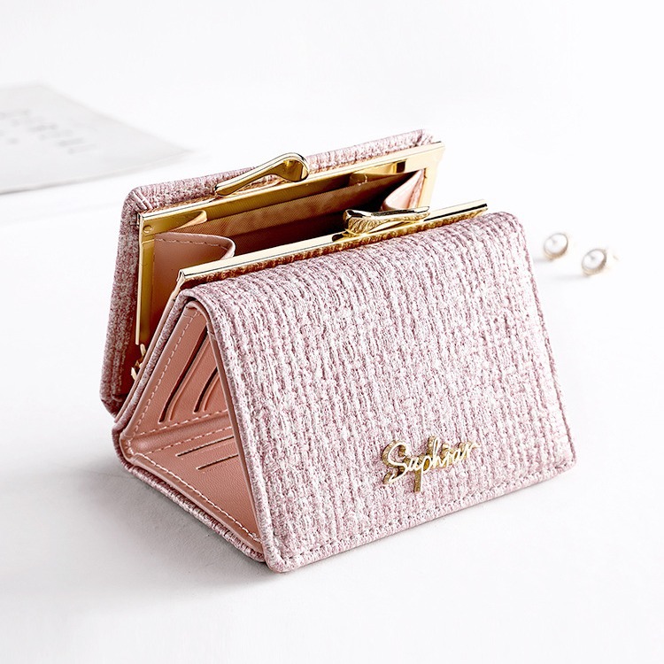 2024 nueva billetera de mujer Xiaoxiangfeng 30% de descuento para estudiantes monedero japonés y coreano lindo bolso de tarjeta multifuncional ins mujeres
