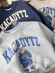 2024 Spring Children's Clothing Boys Girls Children's Cartoon Cotton Two-piece Tops Pants Sweater Suit Dropshipping