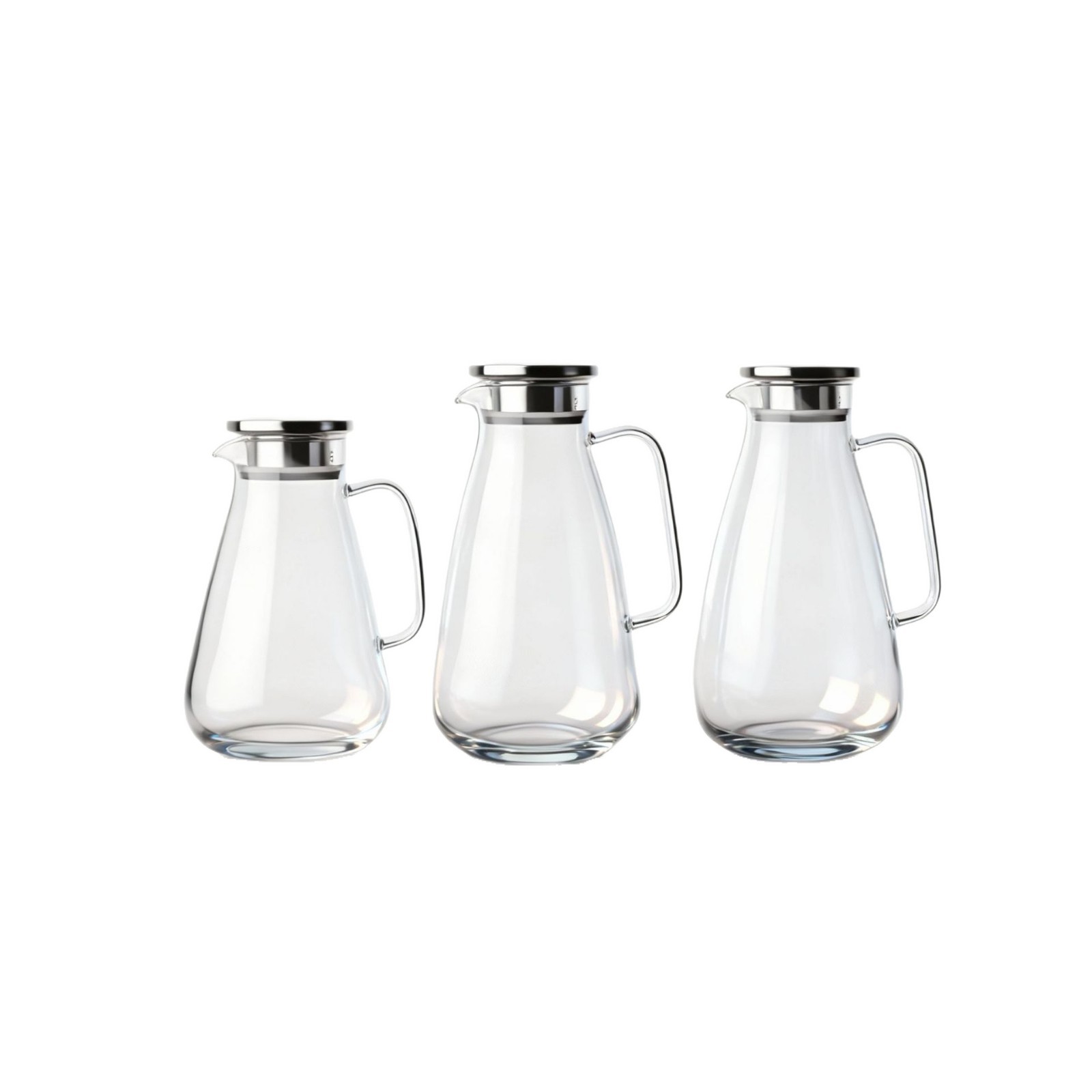 Europa de alta borosilicona resistente al calor tetera de agua caliente doméstica tetera de agua fría de vidrio tetera de té de gran capacidad fría tetera de jugo de fruta abierta