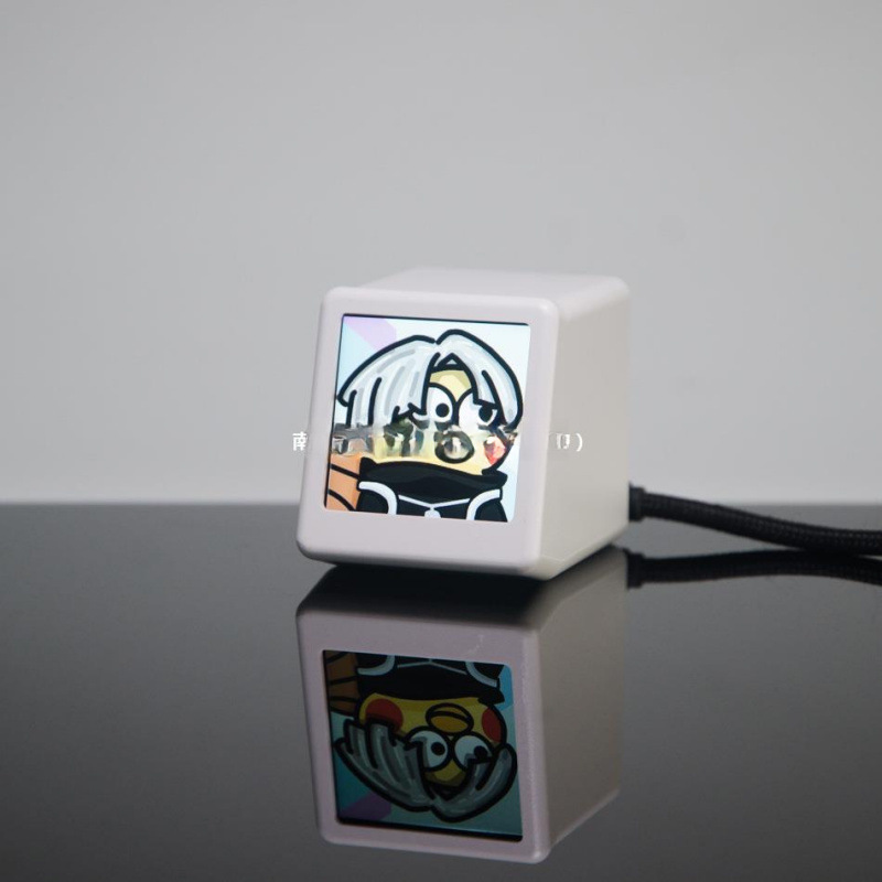 XINGWIFI 지능형 간단한 데스크톱 컴퓨터 연구 날씨 알람 시계 컬러 화면 온도 및 습도 날씨 역 흑백 작은