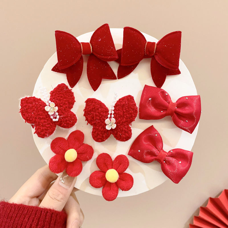 Clip para el cabello de bebé niñita no daña la tarjeta de cabello para niños adorable clip de cabello de mar de supercabel