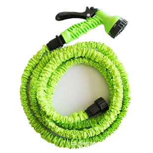 High-Pressure Car Wash Water Gun Hose Car Wash Water Pipe Garden Water Gun Household Floor Washing Watering Flowers and Vegetables Telescopic Water Pipe Set