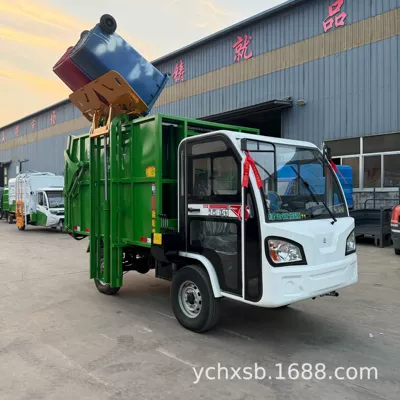 Customizable electric four-wheel garbage truck, Elektrik zibil maşınları