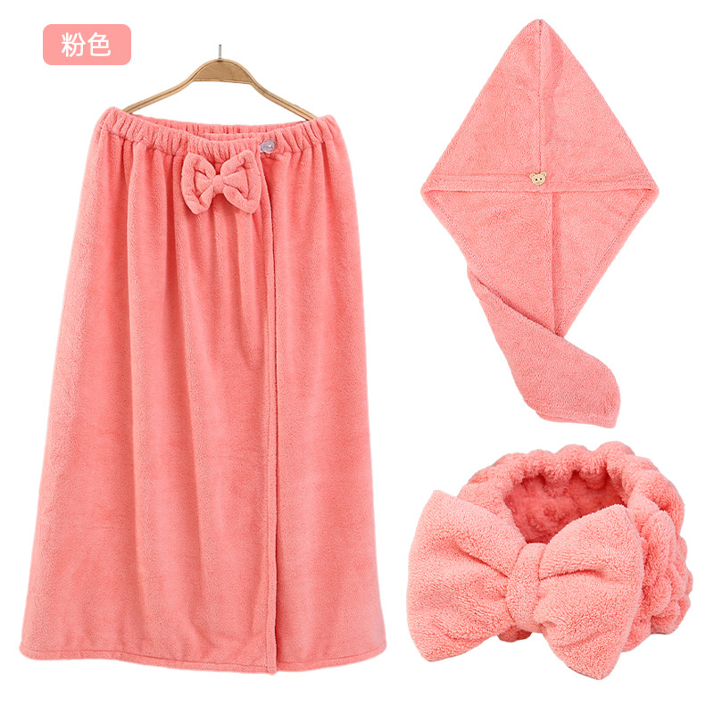 Розовый комплект, 3 предмета