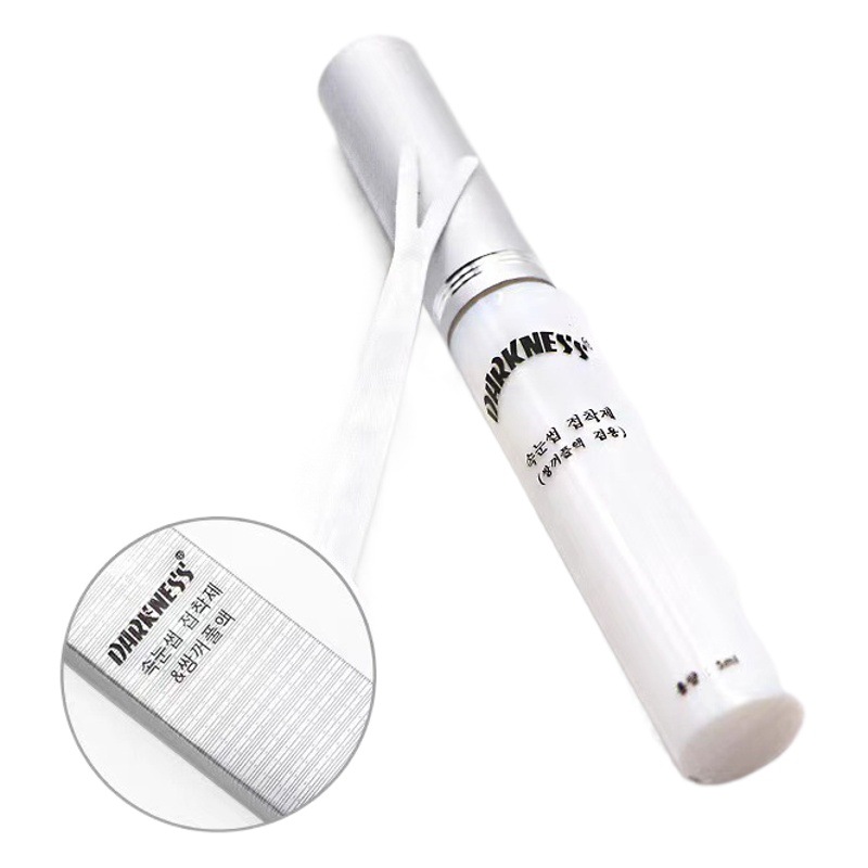 Blanco 5ml de pegamento de pestañas postizas Procesamiento de fábrica pegamento de pestañas pegamento de doble párpado