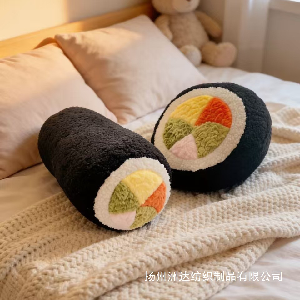 ins sushi almohada juguetes de peluche decoración del hogar sofá almohada sala de estar almohada de oficina cintura almohada regalos para mujeres