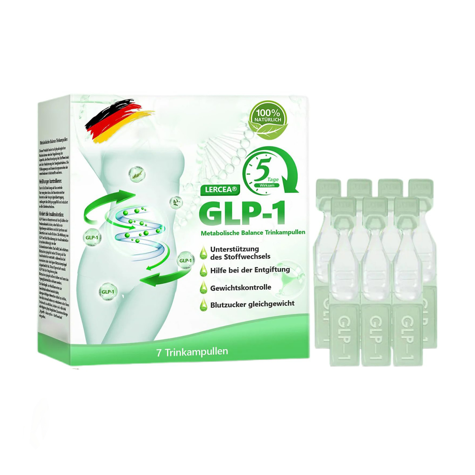 6#Немецкий стандартный набор GLP-1 из 7 предметов (только для экспортных продаж. Продажи на внутреннем рынке запрещены. Покупка означает принятие отказа от ответственности.)