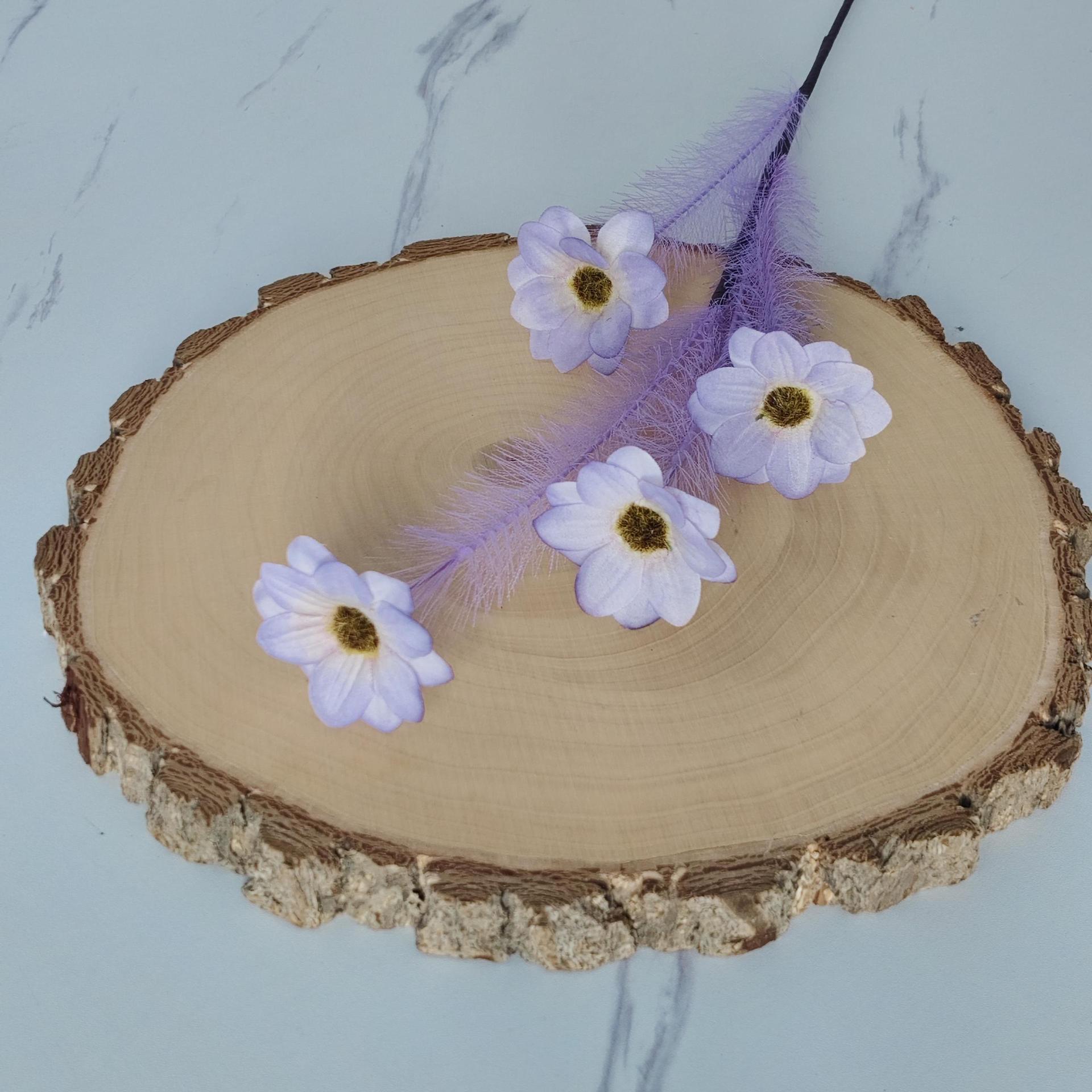 Simulación de flores de Ge Sang, ramas de manzanilla, flores falsas, jardinería al por mayor, decoración decorativa de flores