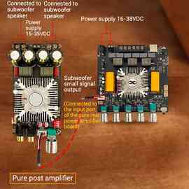 1个 颜色：图片色 材质：PCB AS21 二代 引线式 2.1声道 TPA3255
