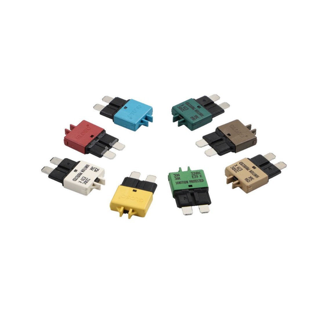 吊车大电流摩托车车船房车汽车中号自恢复复位保险丝插片保险片