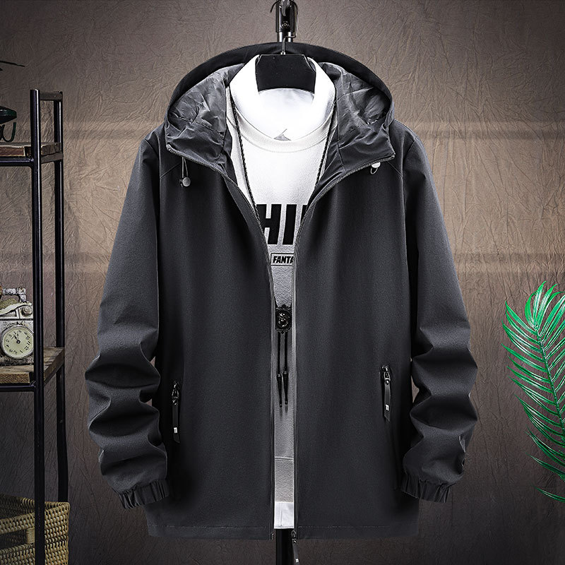 Popular jacket spring and autumn 2020 new men's hooded slim jacket Korean fashion Handsome Men's Fashion