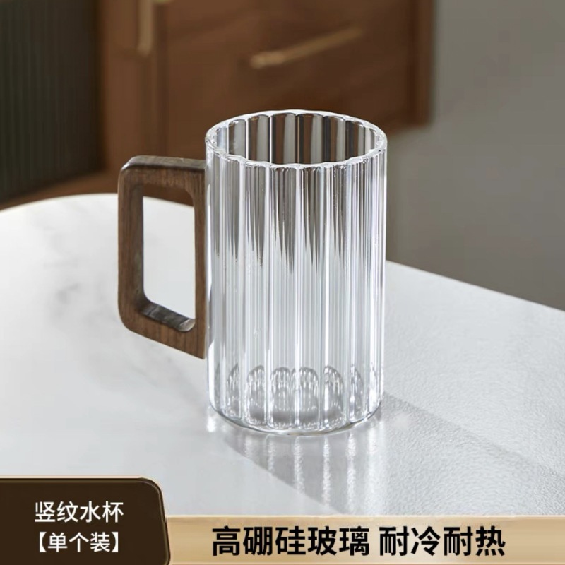 Taza de vidrio vertical de tres piezas, taza de té separada, taza de agua de oficina personal, taza de agua doméstica con tapa de filtro, taza de té de flores image 14